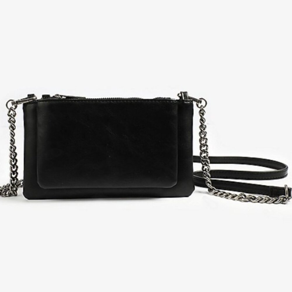 Maurices Double Pocket Crossbody Bag